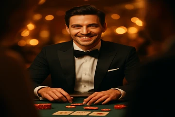 আলোকিত গেমিং পরিবেশের একটি দৃশ্য, যেখানে লাইভ খেলার উত্তেজনা আলোয় ছড়িয়ে পড়ছে